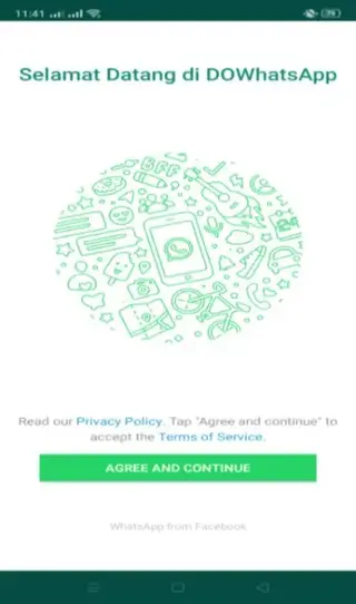 Screenshot of Dowa WhatsApp Apk