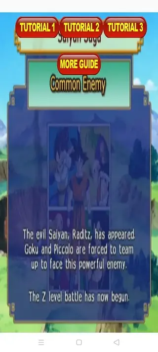 Screenshot of Dragon Ball Budokai Tenkaichi 3 Apk