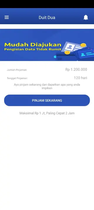 Screenshot of Duit Dua App