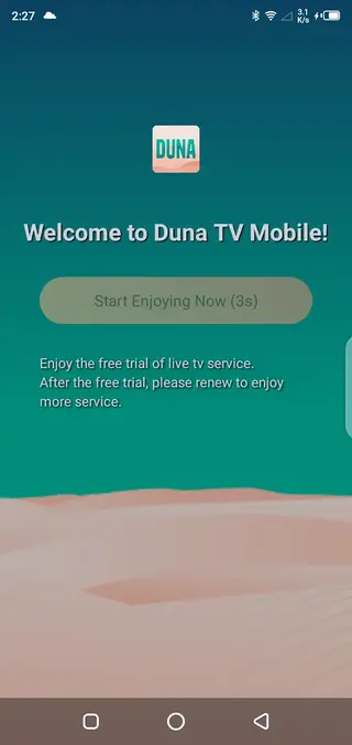 Screenshot of Duna TV Android