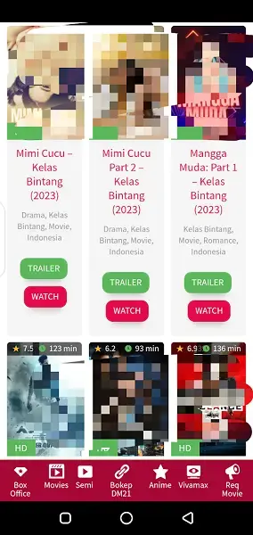 Screenshot of DutaMovie21 App