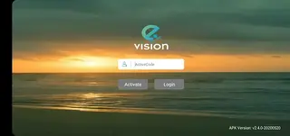 Screenshot of E-Vision IPTV App