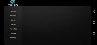 Screenshot of E-Vision IPTV Download