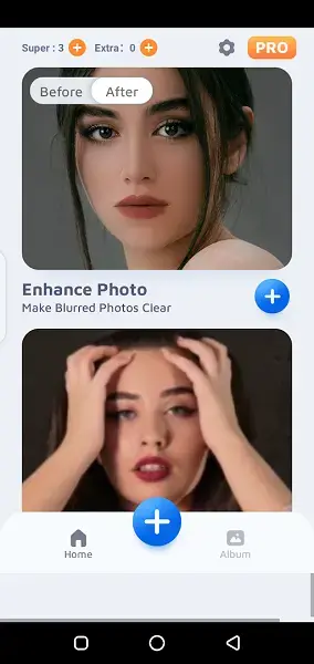 Screenshot of EnhanceFox App