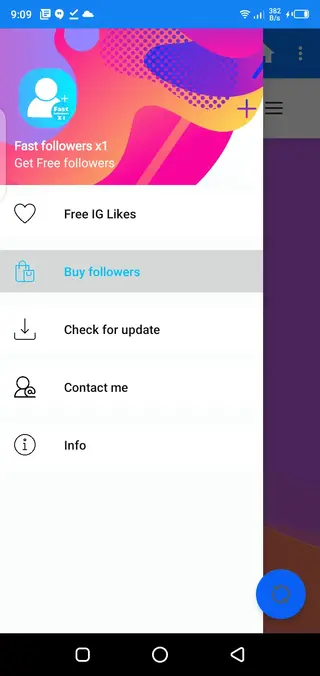 Screenshot of Fast Followers x1 Android