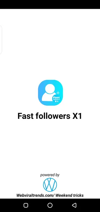 Screenshot of Fast Followers x1 App