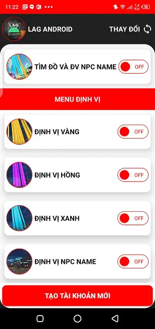 Screenshot of FF Support Data