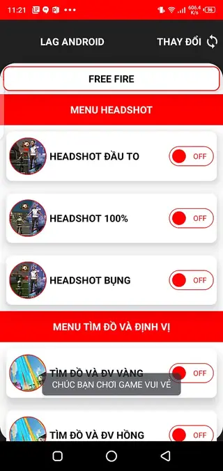 Screenshot of FF Support Data Apk