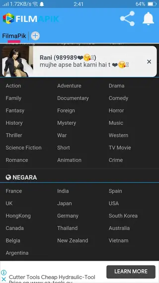 Screenshot of Filmapik For Android