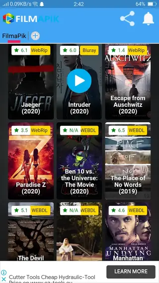 Screenshot of Filmapik Apk