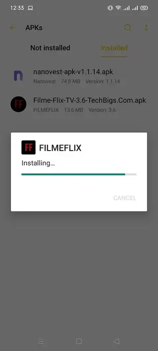 Screenshot of Filme Flix TV Download