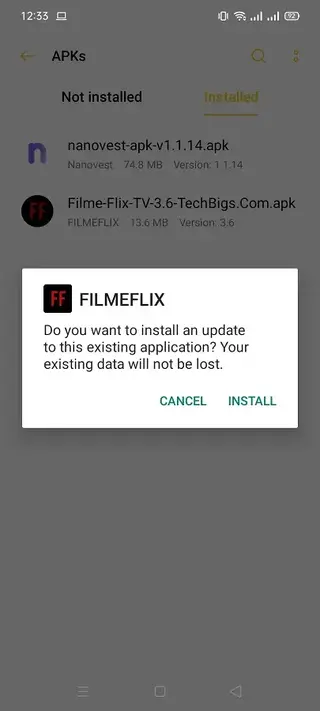 Screenshot of Filme Flix TV Apk