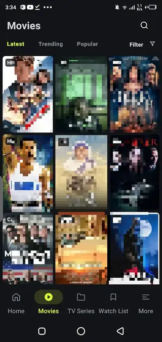Screenshot Of Filmlicious Download