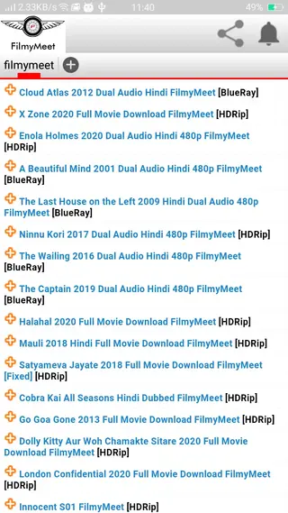 Screenshot of Filmymeet Movies Apk