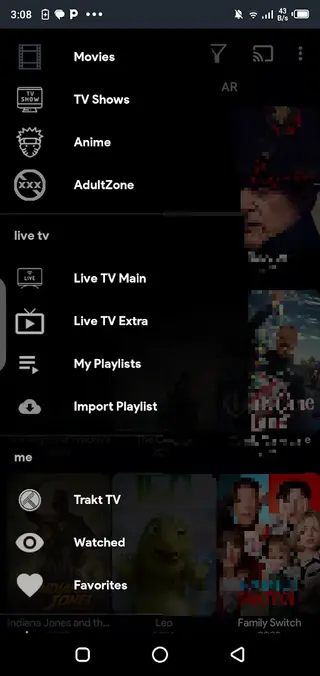 Screenshot of Flix Vision Android