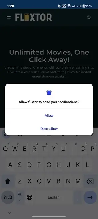 Screenshot of Flixtor.ID Android