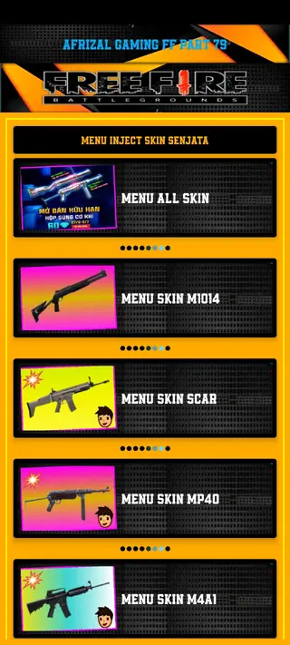 Screenshot of Free Fire Skin Injector Apk