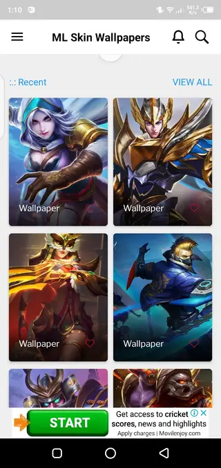 Screenshots of Free Visual Skin ML Apk