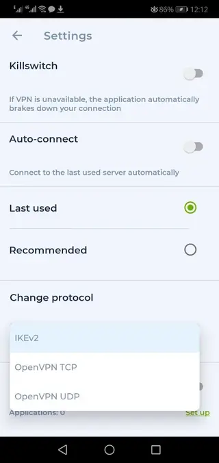 Screenshot Of Free VPN Planet Android