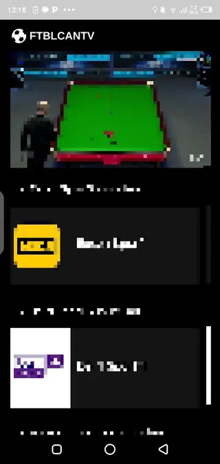Screenshot of Ftblcan TV Android