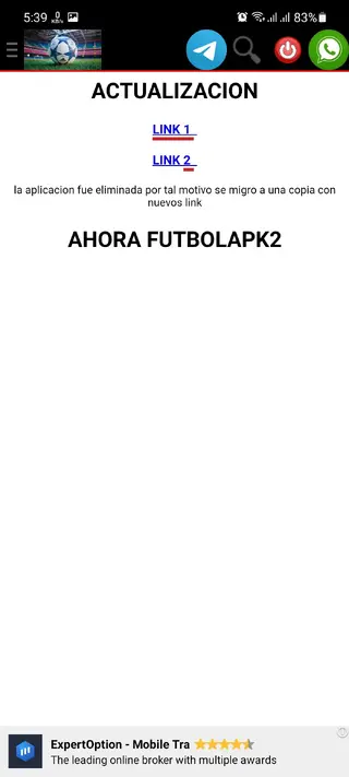 Screenshot of Futbolig Apk