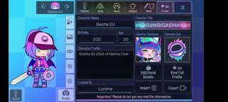 Screenshot of Gacha Star App