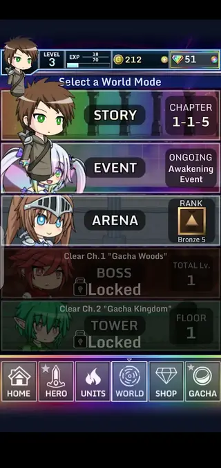 Screenshot of Gacha World By Astella Download