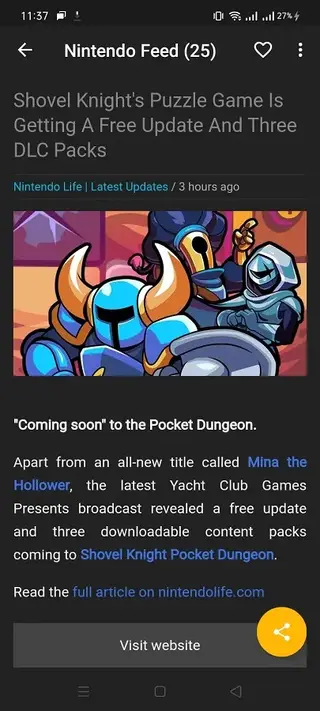 Screenshot of Game Assist App