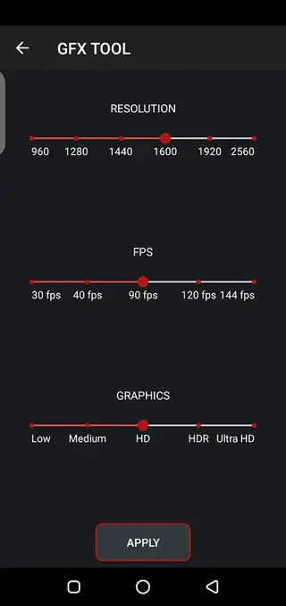 Screenshot of Game Booster VIP GFX Lag Fix Download