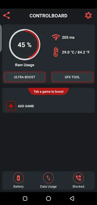 Screenshot of Game Booster VIP GFX Lag Fix Android