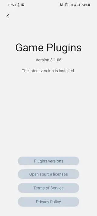 Screenshot of Game Plugins Android