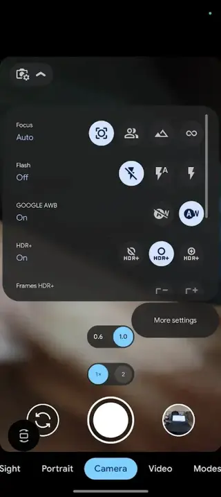 Screenshot of GCAM BSG App