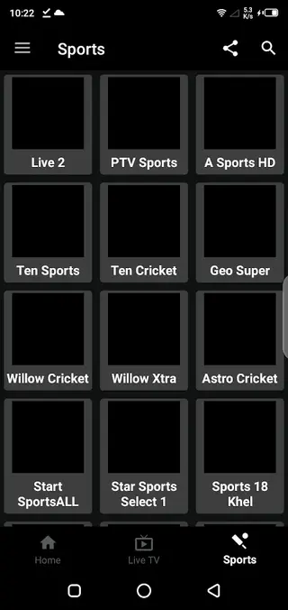 Screenshot of Gee Sports App Apk