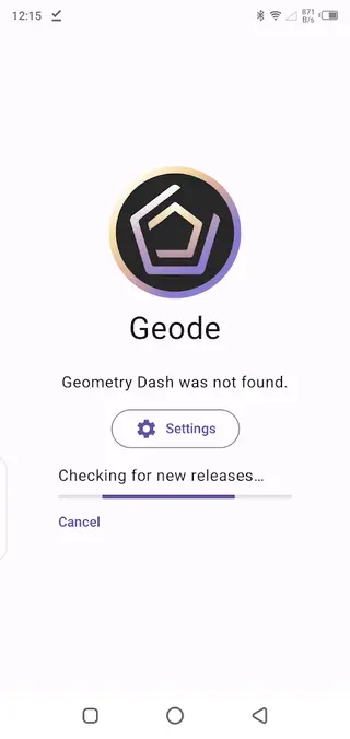 Screenshot of Geode Download