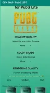 GFX Tool For PUBG Lite screenshot