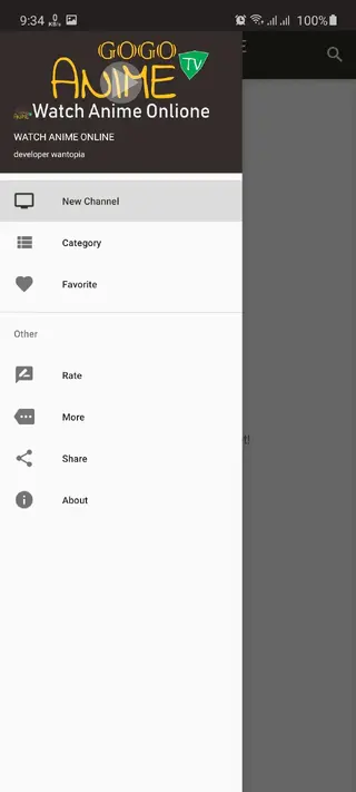 Screenshot of Gogoanime.TV App
