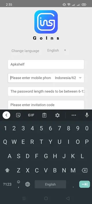 Screenshot of Goins money Generator Apk