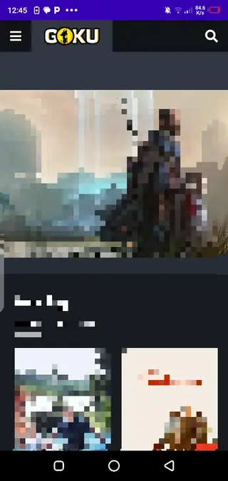 Screenshot of Goku Movie Android