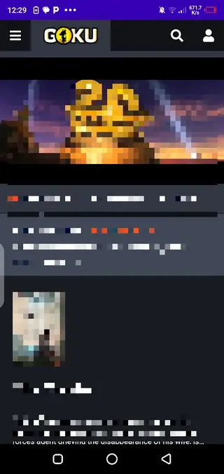 Screenshot of Goku Movie Apk