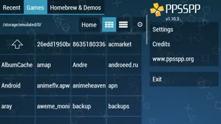 Screenshot of Golden PSP App