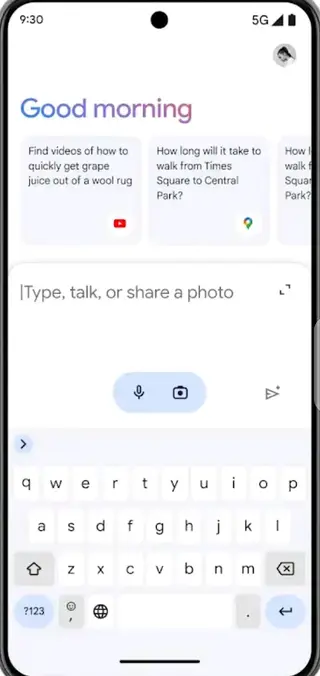 Screenshot of Google Gemini App