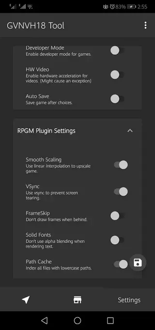 Screenhot of GVNVH18 Tool