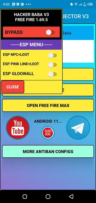 Screenshot of Hacker Baba Injector Download
