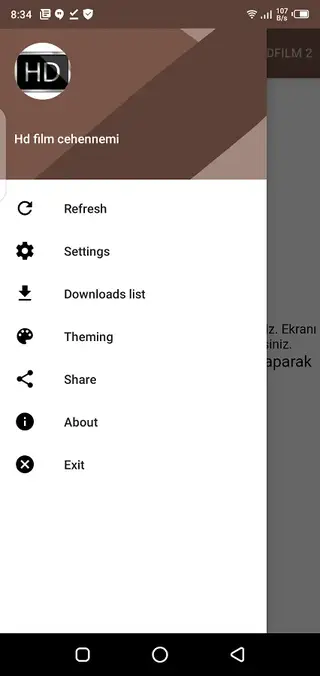 Screenshot of HDFilmCehennemi