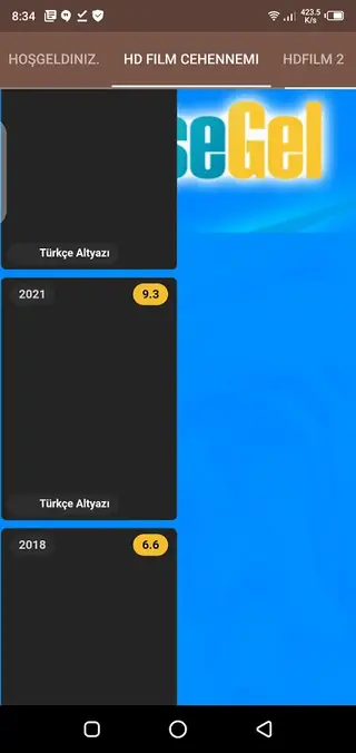 Screenshot of HDFilmCehennemi Apk