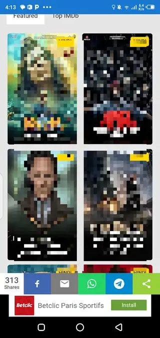 Screenshot Of Hindilinks4u Android