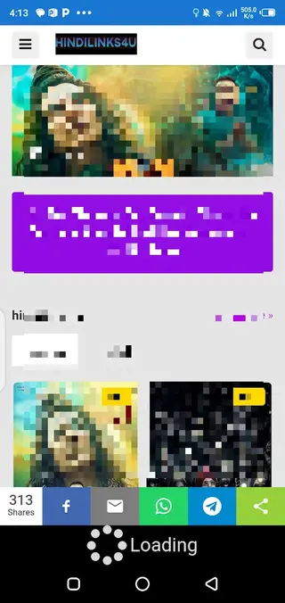 Screenshot Of Hindilinks4u