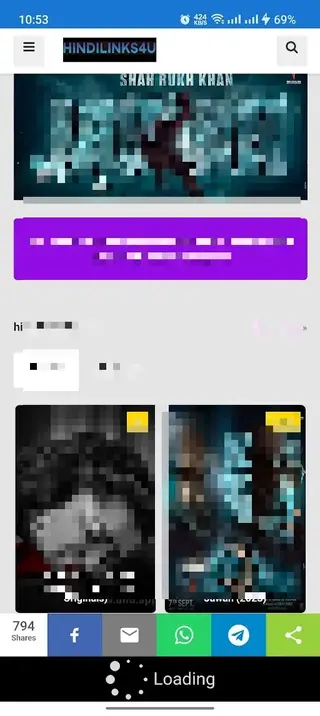 Screenshot Of Hinilink4u Apk