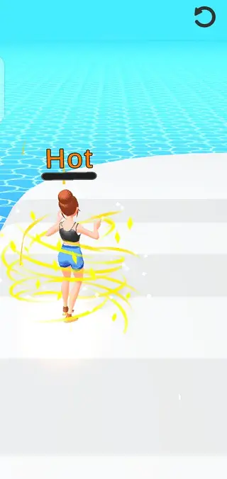 Screenshot of Hot Run 3D Apk