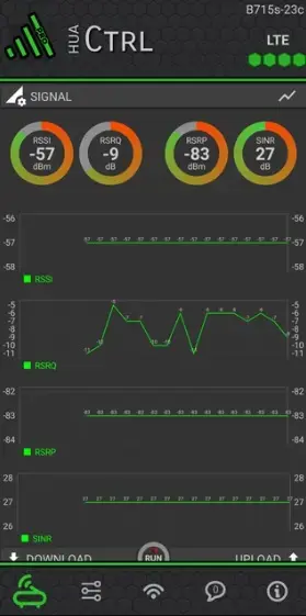 Screenshot of HuaCtrl Pro App